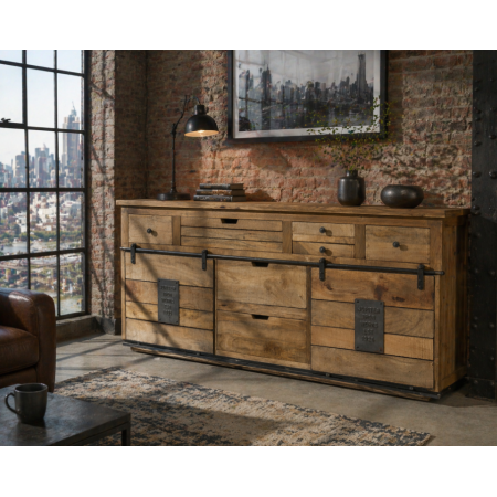 Buffet avec portes coulissantes sur...