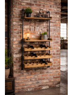 Etagère murale support à...