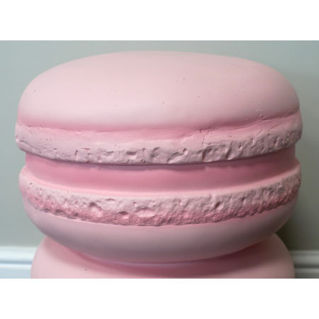 Pouf Macaron Rose Paris Plaisir