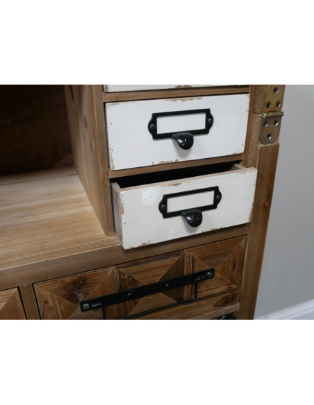 Secrétaire Bohème Élégance – Bois Naturel & Esprit Atelier