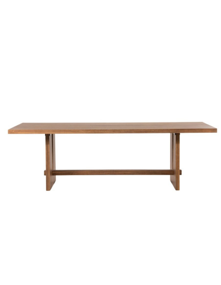 Table à manger 300 cm bois finition noyer – Table Lira élégante 10/12 personnes