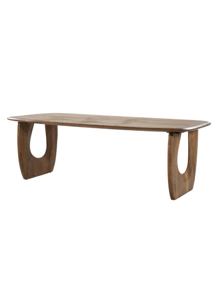 Table à manger bois manguier 290 cm – Table design Phoebe élégante