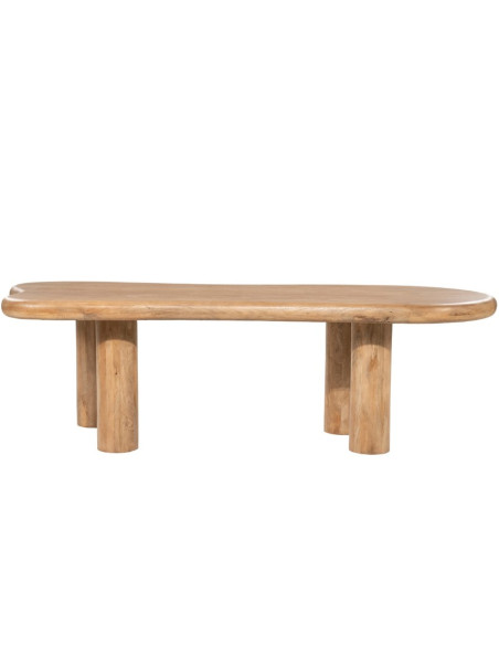 Table à manger bois manguier 300 cm – Table design Nigel élégante