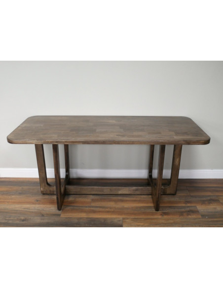 Table à manger bois massif – Table salle à manger élégante 180 cm
