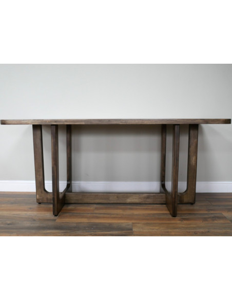 Table à manger bois massif – Table salle à manger élégante 180 cm