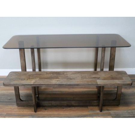 Table à manger verre et bois – Table...