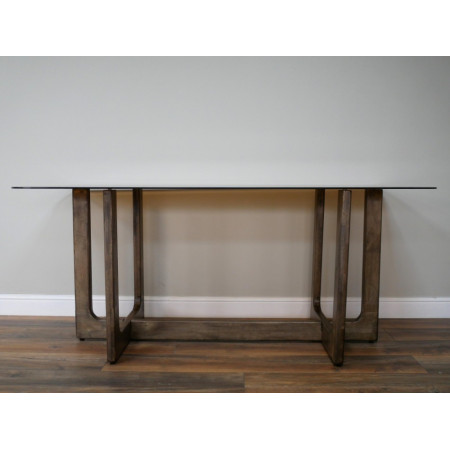Table à manger verre et bois – Table...