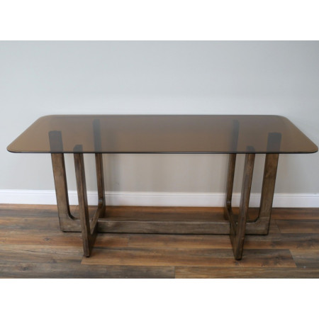 Table à manger verre et bois – Table...
