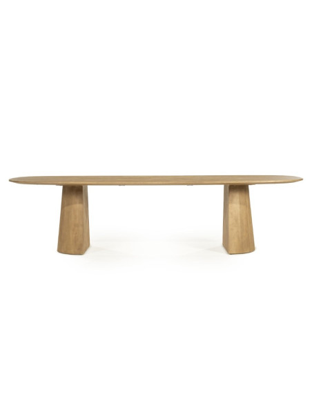 Table à manger bois Lune – Table design 240 ou 300 cm (2 finitions)