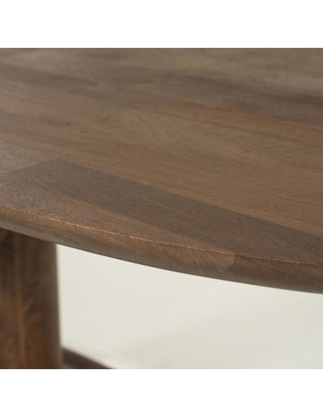Table à manger bois Coco – Table ovale design 240 ou 300 cm (2finitions)