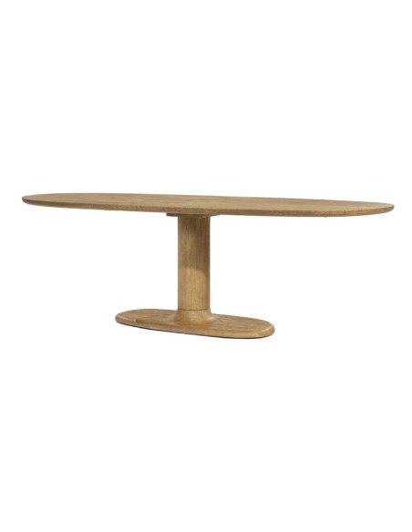 Table à manger bois Coco – Table ovale design 240 ou 300 cm (2finitions)