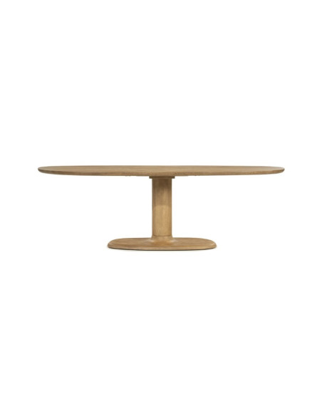Table à manger bois Coco – Table ovale design 240 ou 300 cm (2finitions)