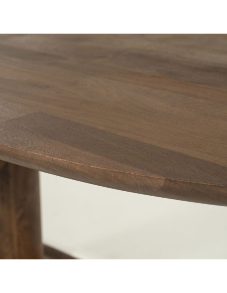 Table à manger ovale bois Coco 180 cm – 6 personnes (2 finitions)