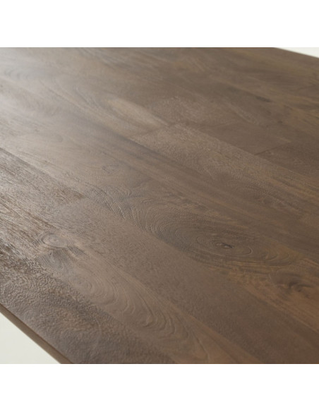 Table à manger ovale bois Coco 180 cm – 6 personnes (2 finitions)