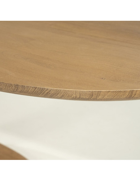 Table à manger ovale bois Coco 180 cm – 6 personnes (2 finitions)