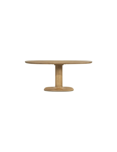 Table à manger ovale bois Coco 180 cm – 6 personnes (2 finitions)