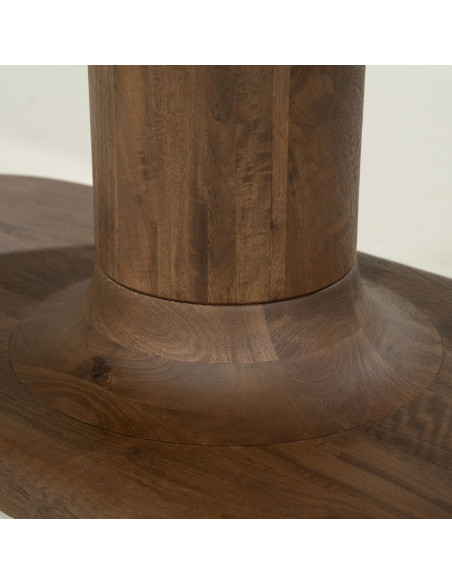 Table à manger ovale bois Coco 180 cm – 6 personnes (2 finitions)