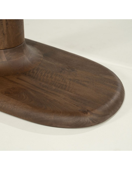 Table à manger ovale bois Coco 180 cm – 6 personnes (2 finitions)