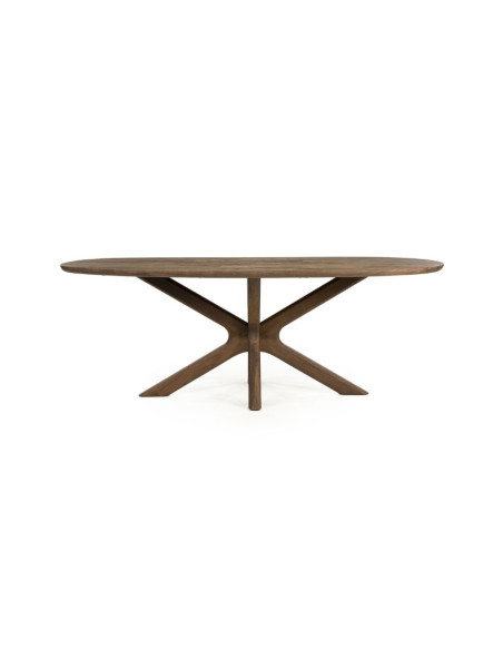 Table à manger bois Tycho 210 cm – Table design 6 à 8 personnes (2 finitions)