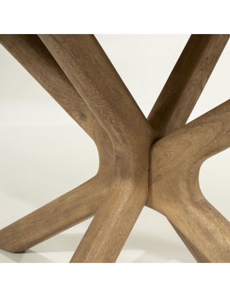 Table à manger bois Tycho 210 cm – Table design 6 à 8 personnes (2 finitions)