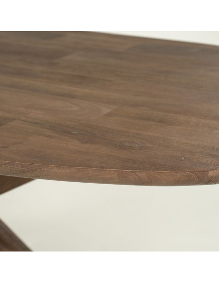 Table à manger bois Tycho 160 cm – Table design 4 à 6 personnes (2 finitions)