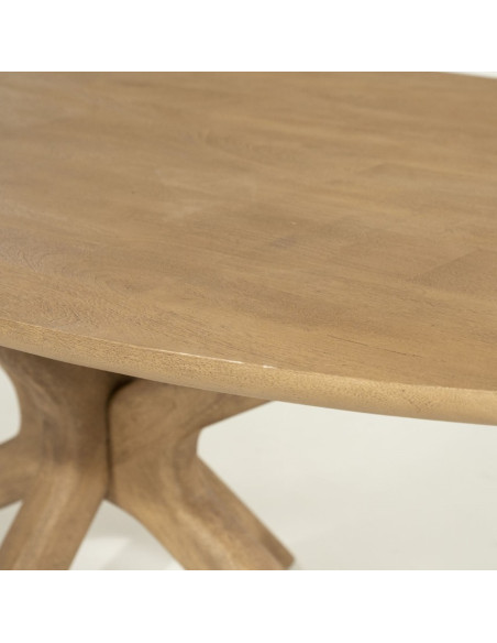 Table à manger bois Tycho 160 cm – Table design 4 à 6 personnes (2 finitions)