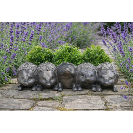 Jardinière Hérissons en résine 33 cm... Jardinière Hérissons en résine 33 cm...
