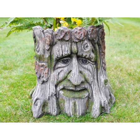Jardinière Tronc d’Arbre Visage en... Jardinière Tronc d’Arbre Visage en...