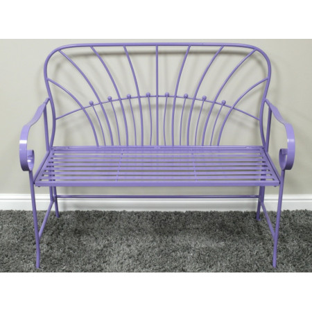 Banc de Jardin Lilas en Métal Design Banc de Jardin Lilas en Métal Design