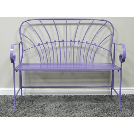 Banc de Jardin Lilas en Métal Design Banc de Jardin Lilas en Métal Design