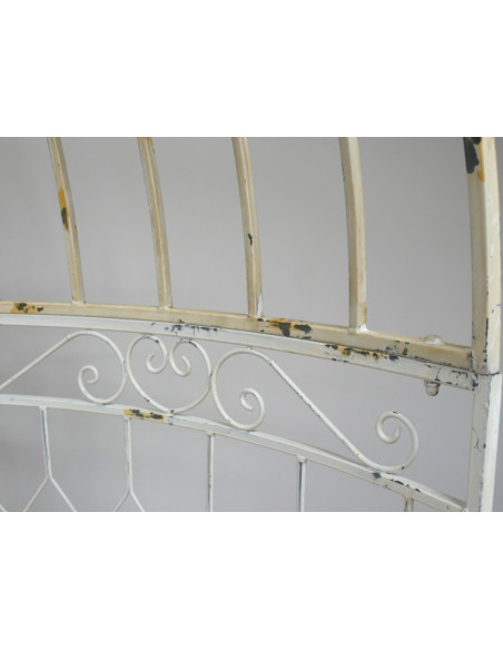 Banc Arche Romantique en Métal Vieilli