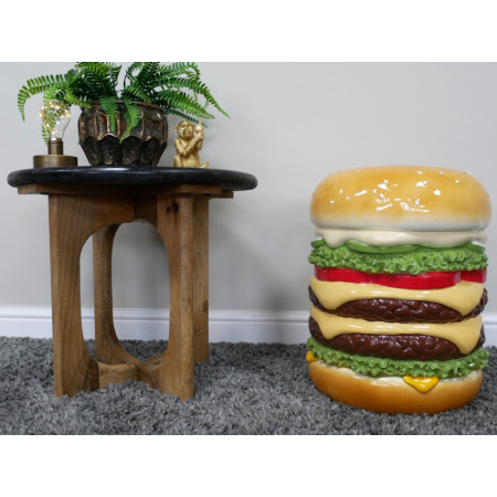 Table d’appoint Burger géant en...