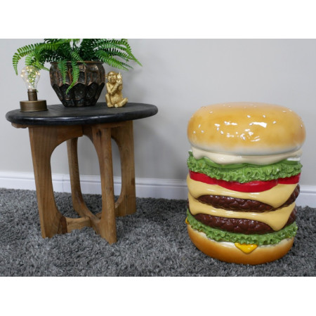 Table d’appoint Burger géant en...