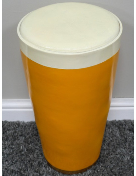 Table d’appoint Verre de Bière géant – Table déco originale en résine 49 cm