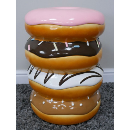 Table d’appoint Donut géant en résine... Table d’appoint Donut géant en résine...