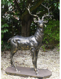 Statue Cerf Majestueux en... 2