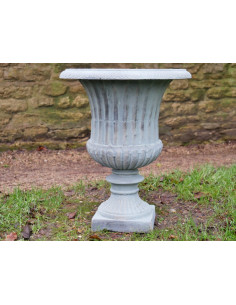 Vase Médicis Blanc en Fonte... 2