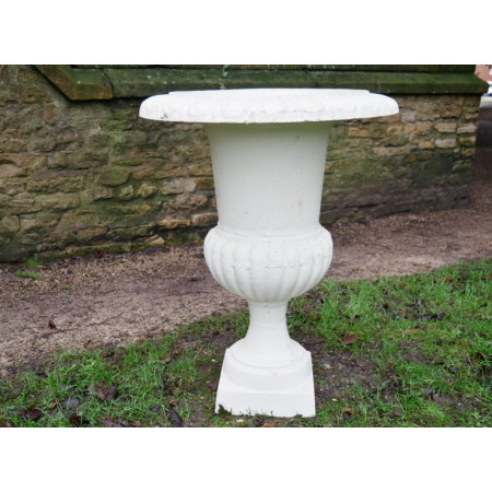Grand Vase Médicis en Fonte Blanche...