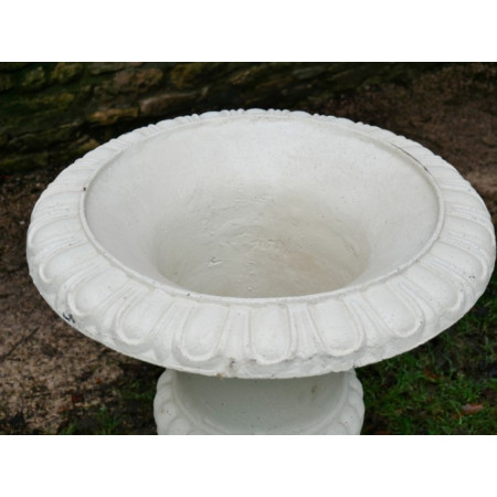 Grand Vase Médicis en Fonte Blanche...
