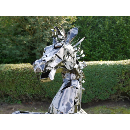 Cheval Cabré Décoratif en Métal –... Cheval Cabré Décoratif en Métal –...