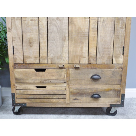 Armoire de Rangement en Bois de... Armoire de Rangement en Bois de...