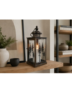 Lanterne Décorative Sapin –...
