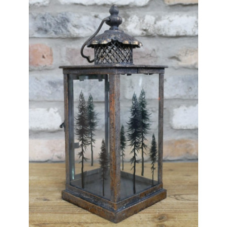 Lanterne Décorative Sapin – Finition... Lanterne Décorative Sapin – Finition...