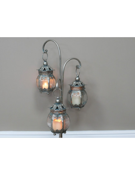 Lanternes sur Pied Décoratives – Trio Lumineux au Charme Intemporel