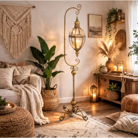 Lanterne Suspendue sur Pied – Effet...