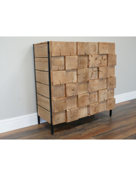 ARMOIRE RELIEF EN BOIS DE SAPIN