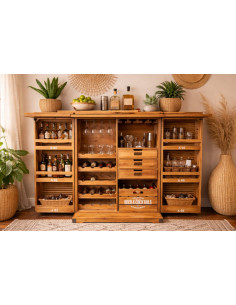 Armoire Bar à Volets en...