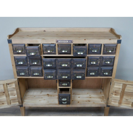 Cabinet d’Apothicaire à Tiroirs et... Cabinet d’Apothicaire à Tiroirs et...