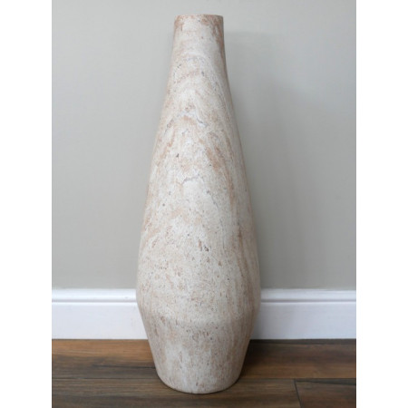 Grand Vase Effet Pierre Naturelle –...