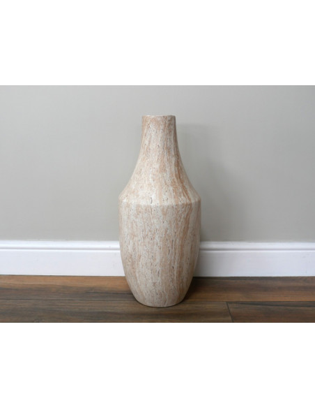 Vase Décoratif Effet Pierre Naturelle – Harmonie Minérale